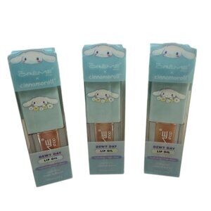 The Crème Shop x Cinnamoroll Dewy Day Hydrating Lip Oil Poppy Set of 3
